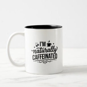 Café Em Dois Tons Caneca de Transferência Caffeine Vibes