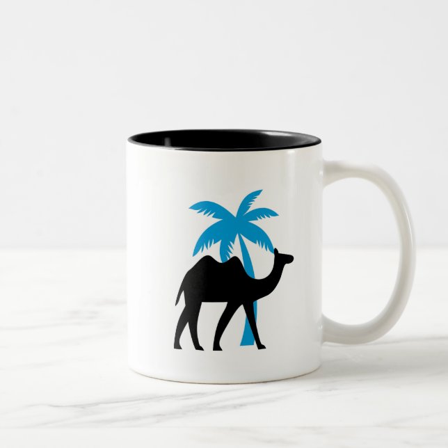 Café Em Dois Tons Caneca de Travessia de Camelo (Direita)
