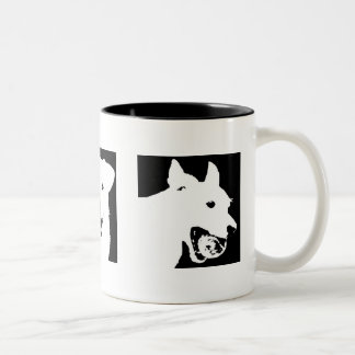 Café Em Dois Tons Caneca de três jaques