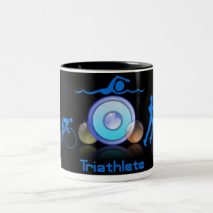 CAFÉ EM DOIS TONS CANECA DE TRIATHLETE