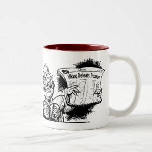 Café Em Dois Tons Caneca de Truman das derrotas de Viking