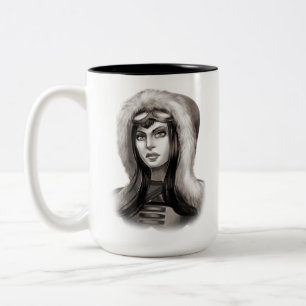 Café Em Dois Tons Caneca de TTB Rasputina