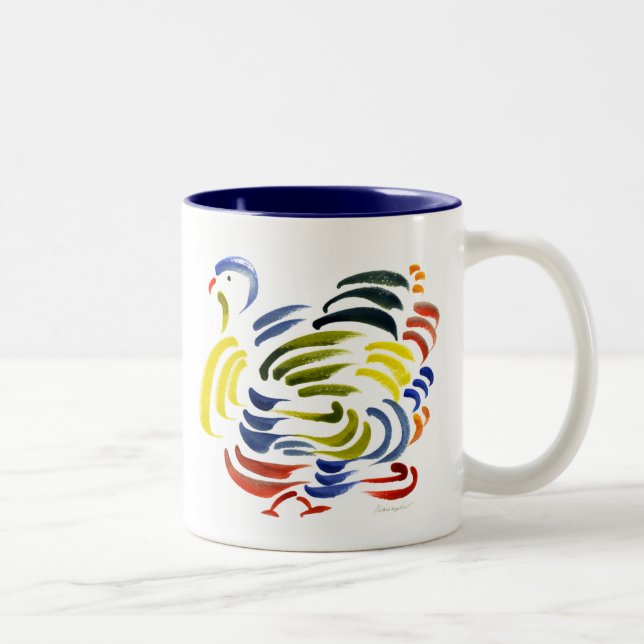 Café Em Dois Tons Caneca de Turquia (Direita)