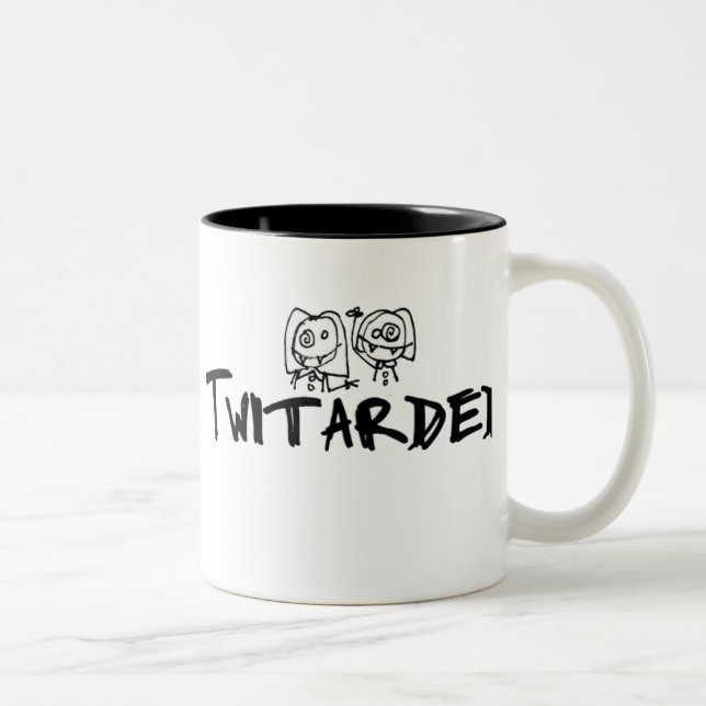 Café Em Dois Tons Caneca de Twitarded (Direita)