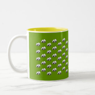 Café Em Dois Tons Caneca de WestiePattern