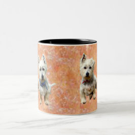 Café Em Dois Tons Caneca de Westies