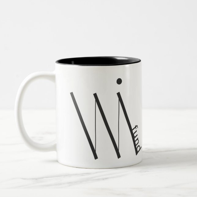Café Em Dois Tons Caneca de WIAfund 2011 (Esquerda)