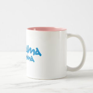 Café Em Dois Tons Caneca de WObama Momma