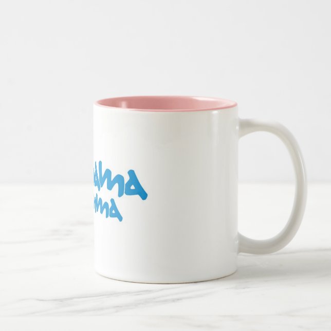 Café Em Dois Tons Caneca de WObama Momma (Direita)