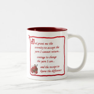 Café Em Dois Tons Caneca de Yarnaholic