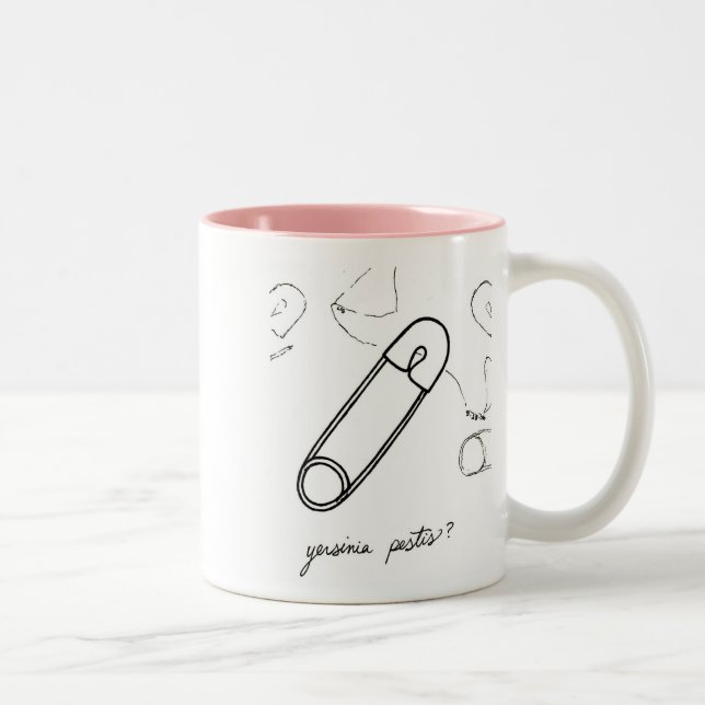 Café Em Dois Tons Caneca de Yersinia Pestis (Direita)