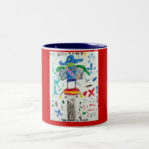 Café Em Dois Tons Caneca desproporcionado da barata do La de