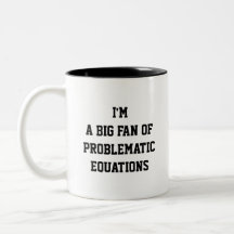 Caneca Divertida de Matemática – Sou um Grande Fã 