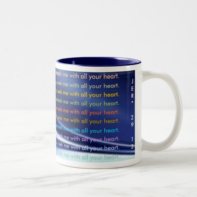 CAFÉ EM DOIS TONS CANECA DO 29:13 DE JEREMIAH (Direita)