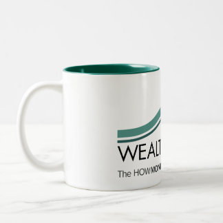 Café Em Dois Tons Caneca do 2-Tom de WealthWave |