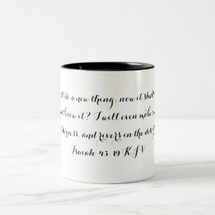 Café Em Dois Tons Caneca do 43:19 de Isaiah