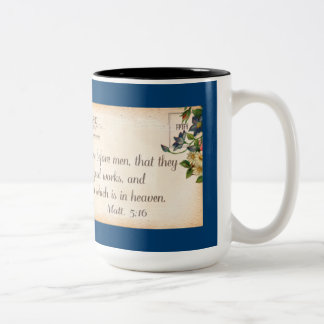 Café Em Dois Tons Caneca do 5:16 de Matthew