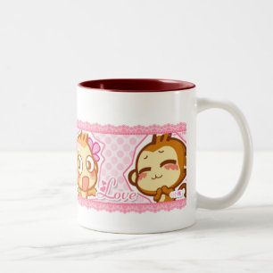 Café Em Dois Tons Caneca do amor de YoyoCici