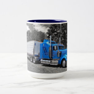 Café Em Dois Tons Caneca do azul de Kenwroth W900L