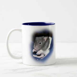 Café Em Dois Tons Caneca do bebê de Rattie