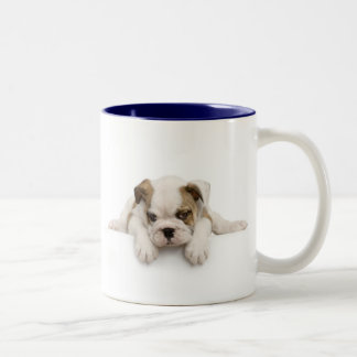Café Em Dois Tons Caneca do cão de Bull do inglês