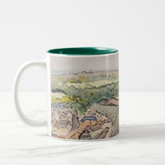 Café Em Dois Tons Caneca do Castelo de Richmond