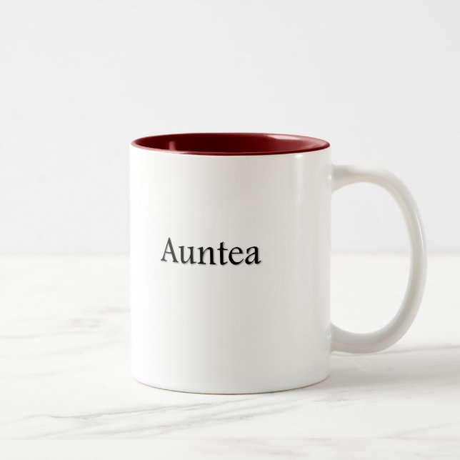 Café Em Dois Tons Caneca do chá de Auntea (Direita)