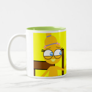 Café Em Dois Tons caneca do chá verde e do molho de pato