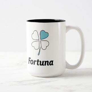 Café Em Dois Tons Caneca do ciclismo de Fortuna