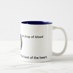 Café Em Dois Tons Caneca do corpo de ar do exército com citações 