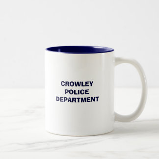 CAFÉ EM DOIS TONS CANECA DO DEPARTAMENTO DA POLÍCIA DE CROWLEY