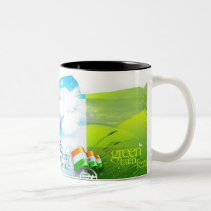 Café Em Dois Tons Caneca do Dia da Independência de India