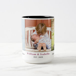 Café Em Dois Tons Caneca do Dia do Filho e Filha – Presente de Amor 