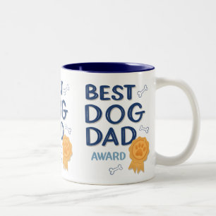 Café Em Dois Tons Caneca do Dia dos Pais Melhor Pai de Cachorro
