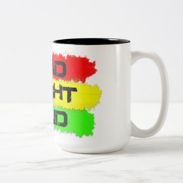 Café Em Dois Tons Caneca do Dois-Tom da banda do cavaleiro de (Direita)