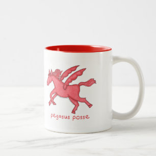 Café Em Dois Tons Caneca do Dois-Tom da legião de Pegasus