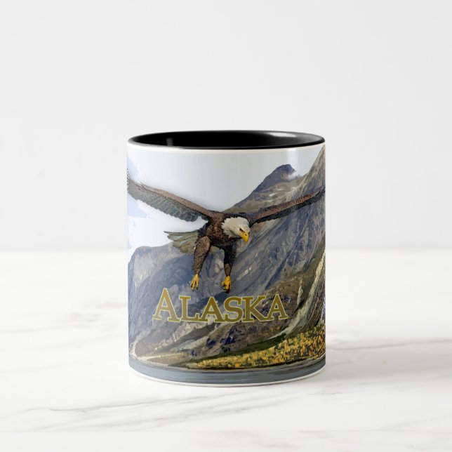 Café Em Dois Tons Caneca do Dois-Tom de Alaska 3 (Centro)