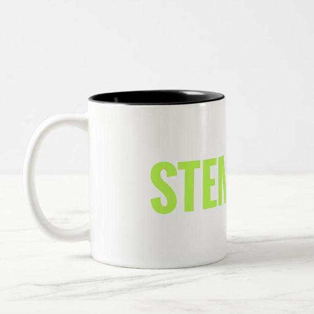 Café Em Dois Tons Caneca do Dois-Tom de STEMinist (Esquerda)