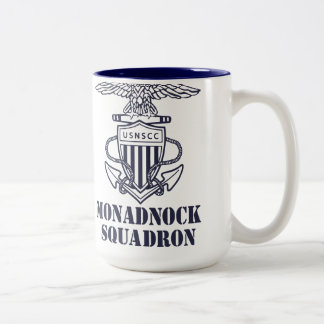 Café Em Dois Tons Caneca do esquadrão de Monadnock