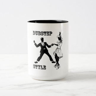 Café Em Dois Tons Caneca do estilo de Dubstep