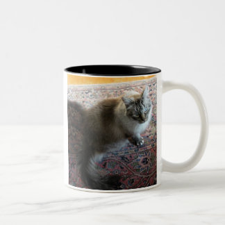Café Em Dois Tons Caneca do gato com verso… no olho loving de um
