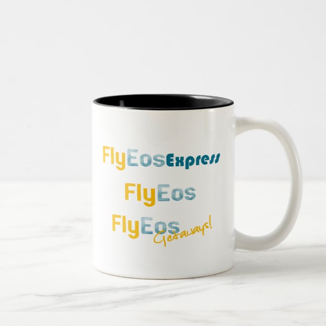 Café Em Dois Tons Caneca do grupo de FlyEos (Direita)