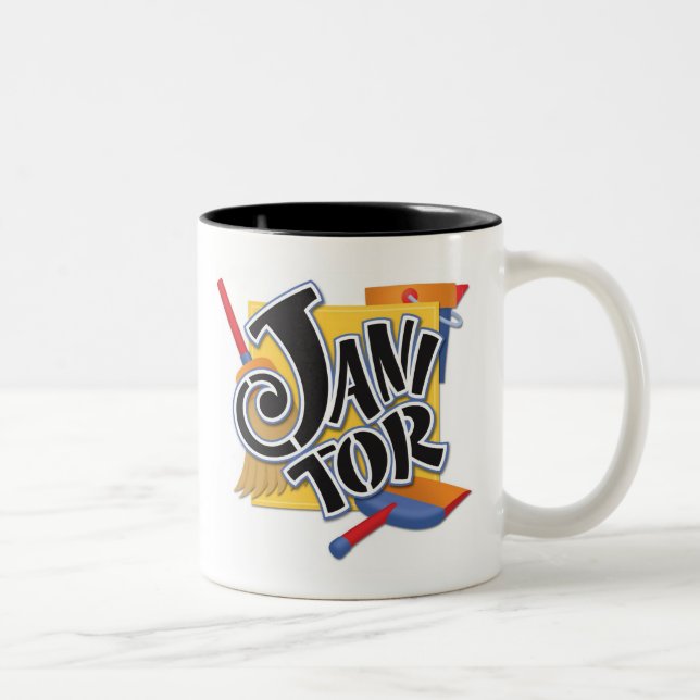 Café Em Dois Tons Caneca do "guarda de serviço" (Direita)