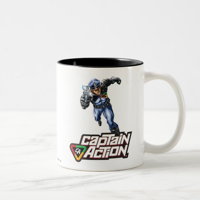 Café Em Dois Tons Caneca do guerreiro de CA (Direita)