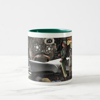 Café Em Dois Tons Caneca do livro #3 do maquinismo de relojoaria