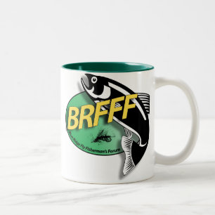 Café Em Dois Tons Caneca do logotipo de BRFFFF