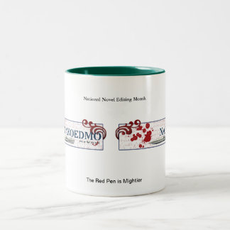 Café Em Dois Tons Caneca do logotipo de EdMo