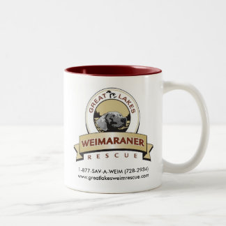 Café Em Dois Tons Caneca do logotipo de GLWR