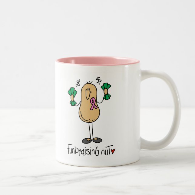 Café Em Dois Tons Caneca do Louco da Captação de Recursos (Direita)