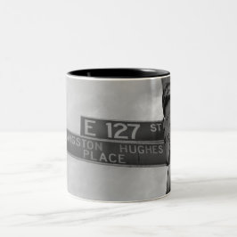 Café Em Dois Tons Caneca do lugar de Langston Hughes